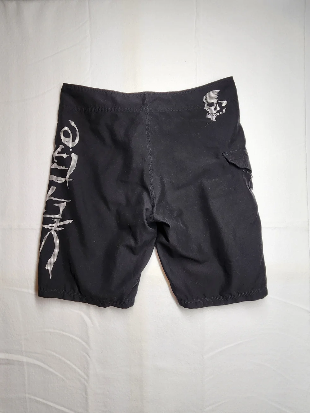 Salt Life Black Swim Trunks with Skull 34